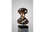 Fuga-pocta J.S. Bachovi, bílý bronz, 85 cm, cena na dotaz