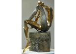 Sedící I, střední 45cm, 1992, bronz, cena na dotaz