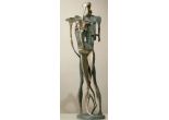 Adam a Eva, 105cm, 2002, tin