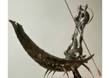 Charon, 100x116cm, 2011, tin-bronze